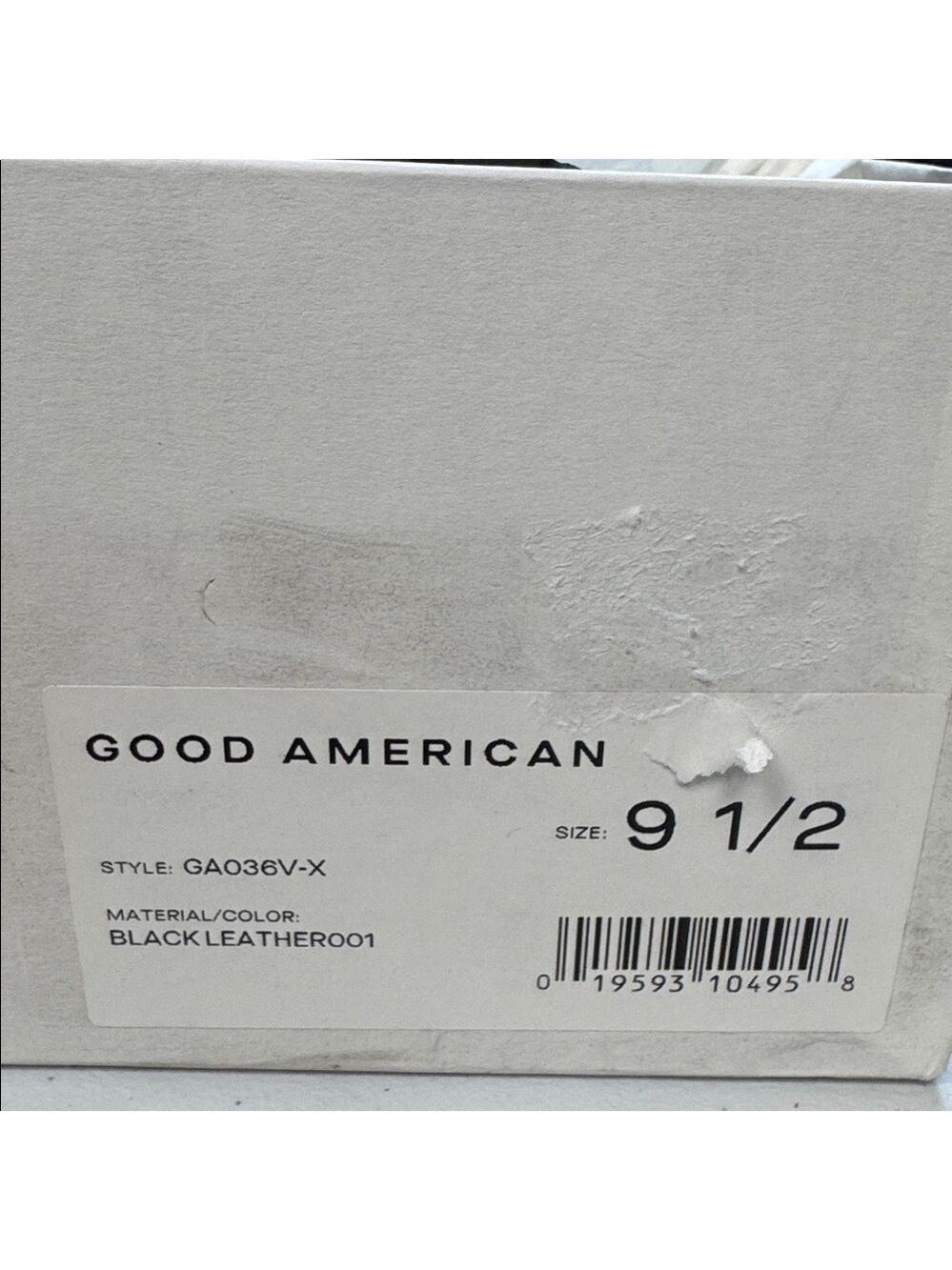 Good American Leather Chelsea Pull On Boot Black Women's NIB GA036V-X Size 9.5 - Picture 4 of 9